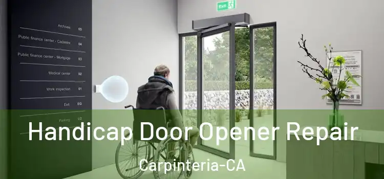  Handicap Door Opener Repair Carpinteria-CA